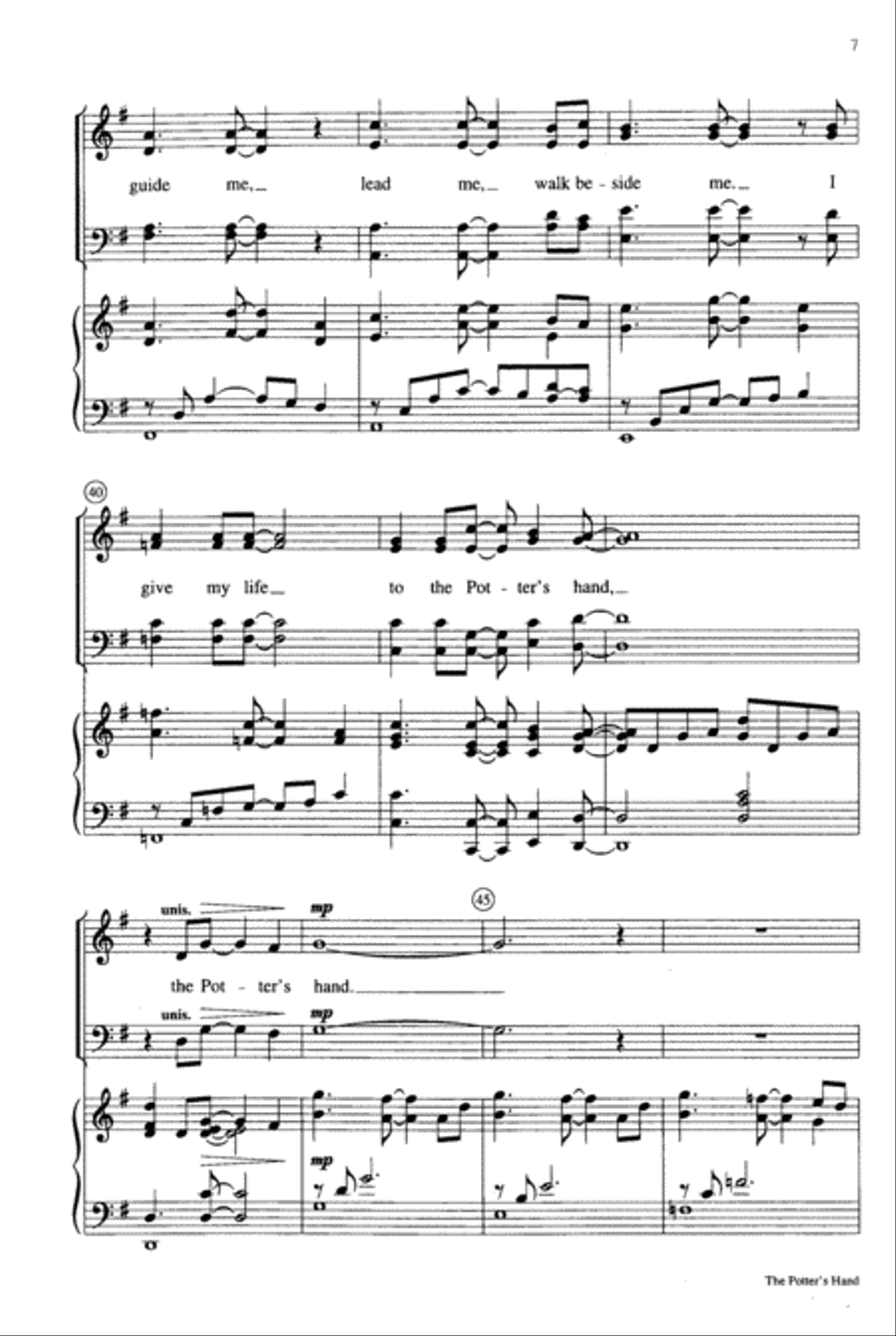 The Potter's Hand 4-Part scores gallery preview page 8