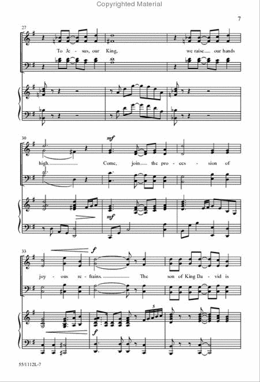 <br>Sheet music extract