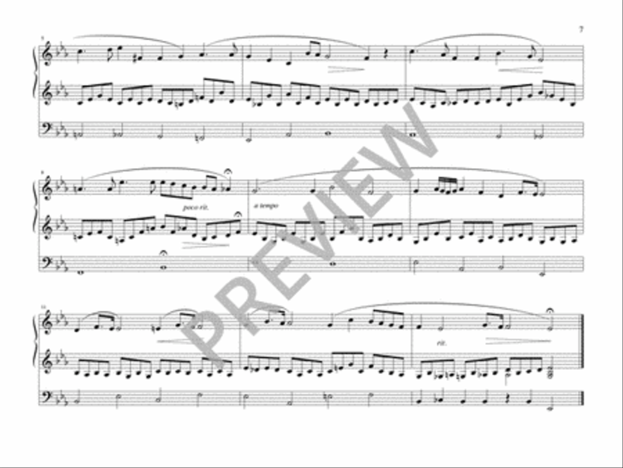 Four Schubert Classics for Organ Organ Solo scores gallery preview page 9