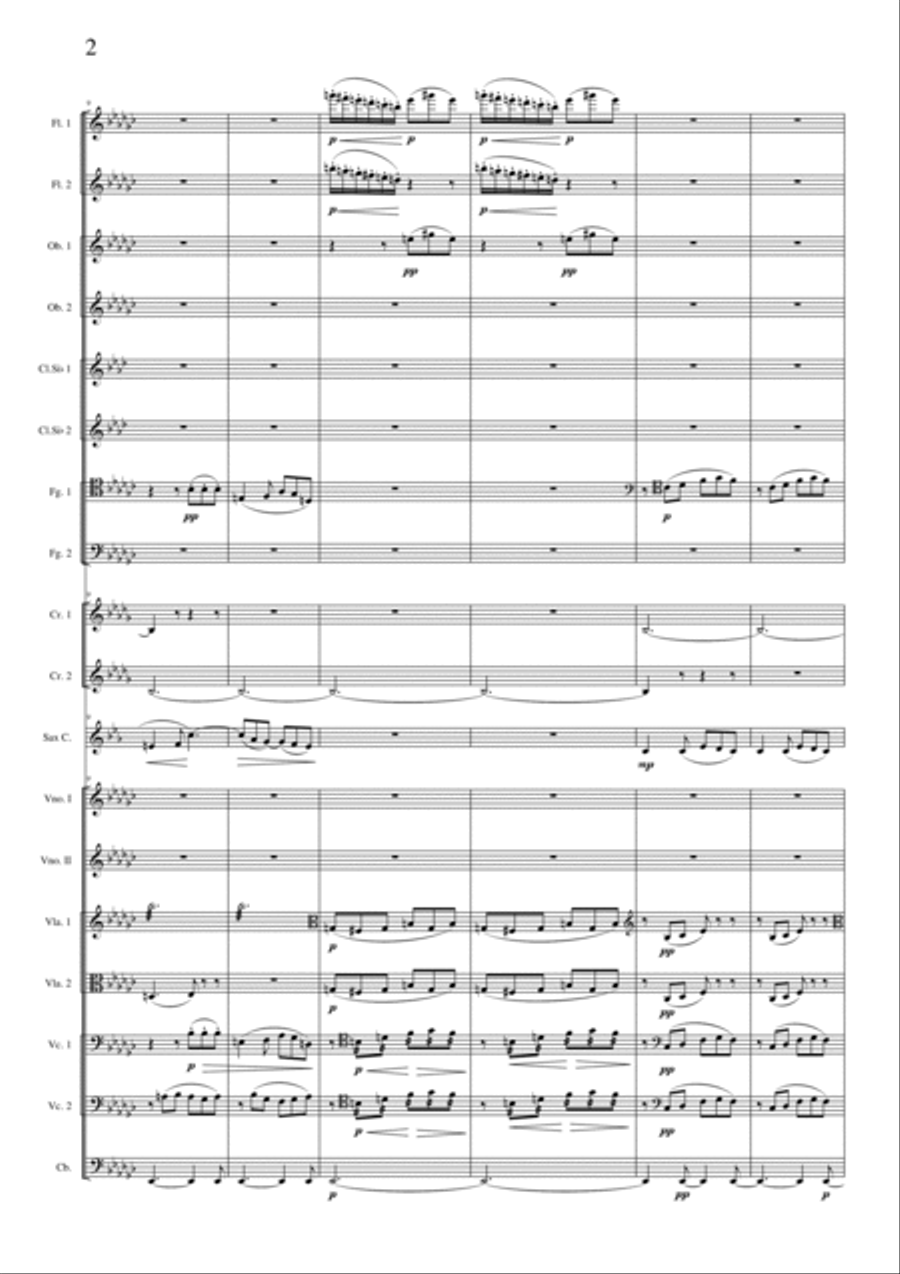 Filiberto PIERAMI: BERCEUSE (op.12a) (ES 463) - Score Only Full Orchestra scores gallery preview page 4