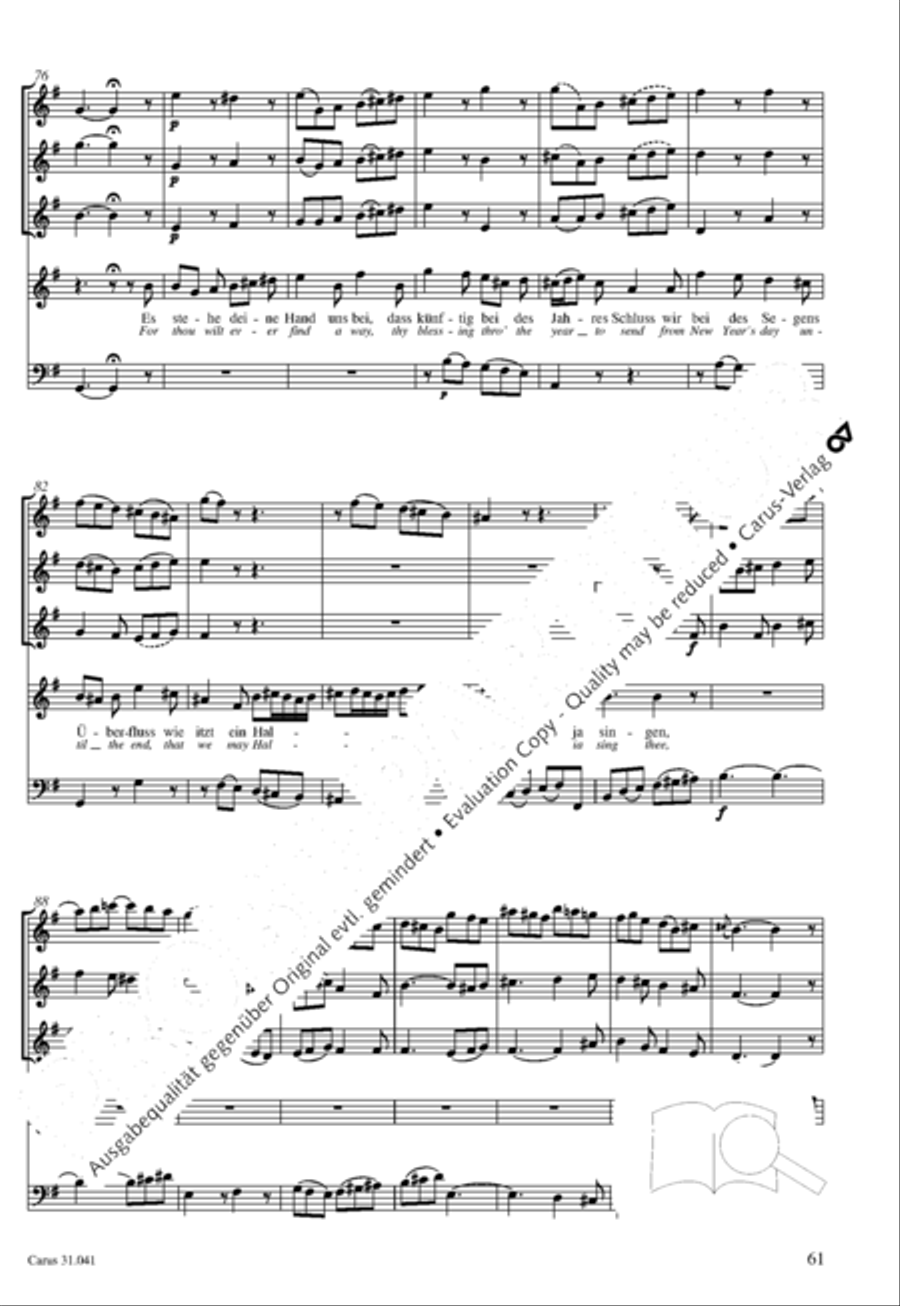 O Lord, we come to praise thee 4-Part scores gallery preview page 62