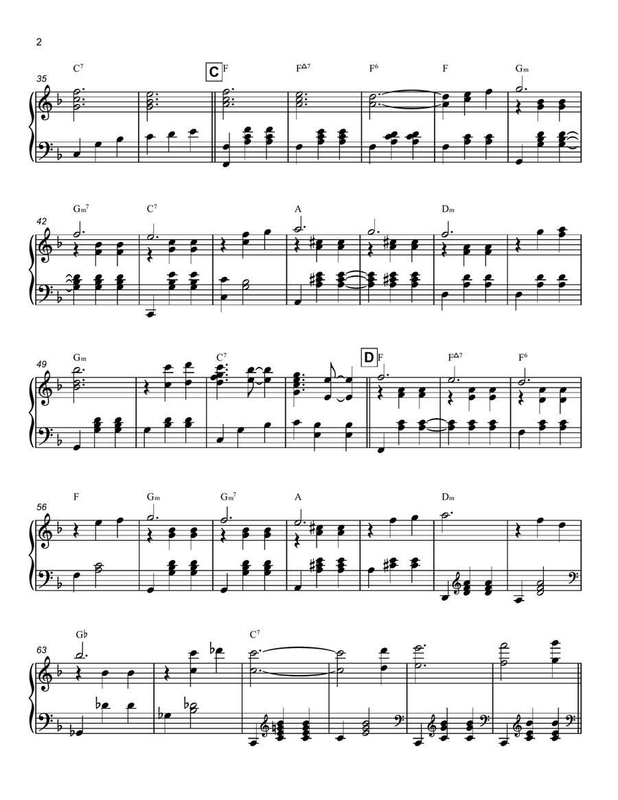 La Valse De L'amour Piano Solo scores gallery preview page 2