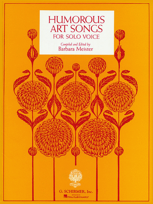 Book cover for Humorous Art Songs