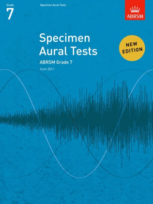 Book cover for Specimen Aural Tests, Grade 7