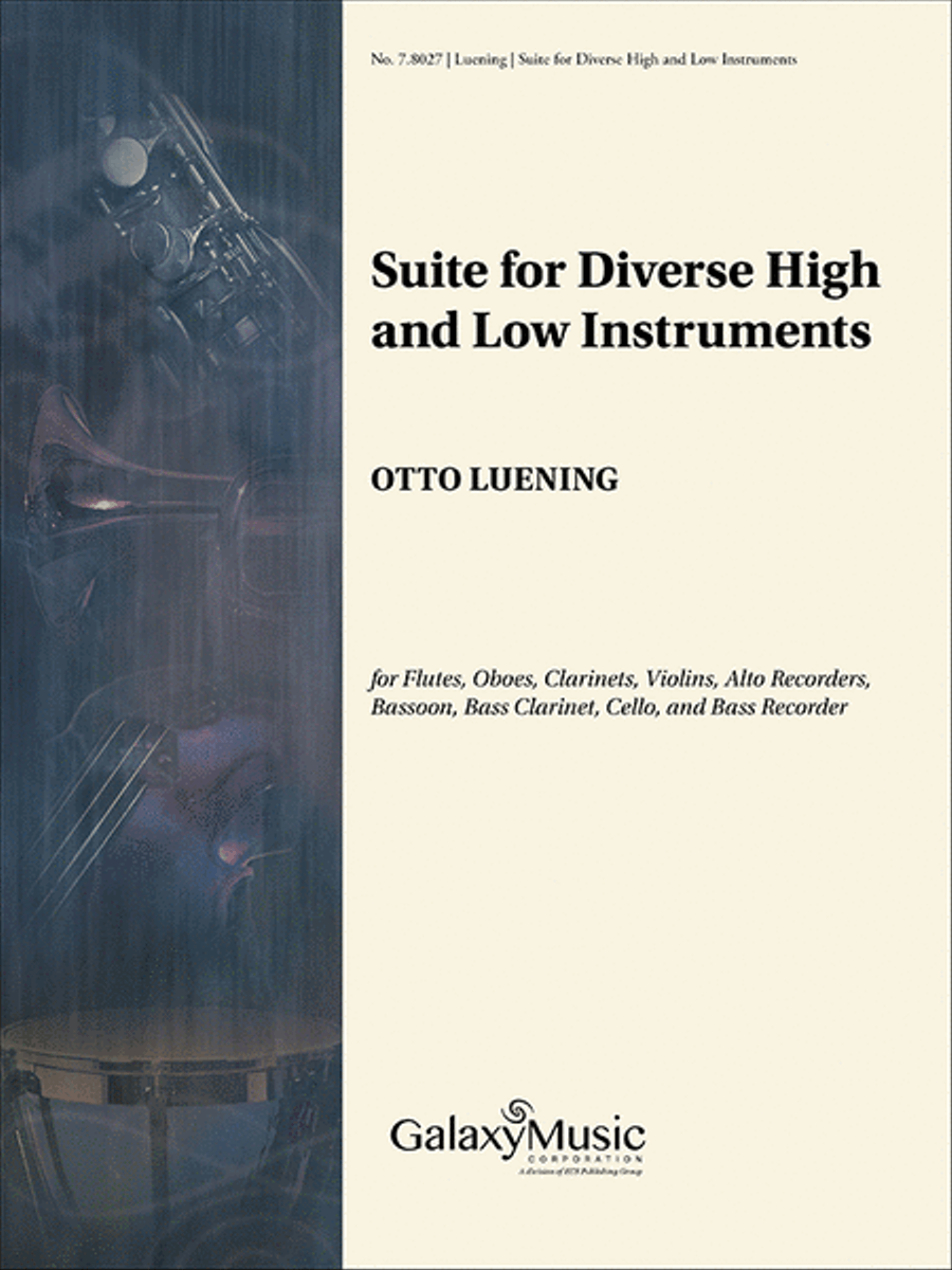 Suite for Diverse High and Low Instruments Bassoon scores gallery preview page 1