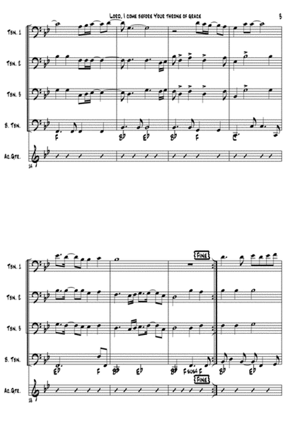 trombone praise (O God beyond all praising ) Trombone Quartet image number null