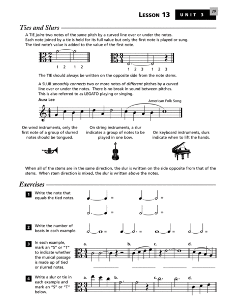 Alfred's Essentials of Music Theory Viola scores gallery preview page 11