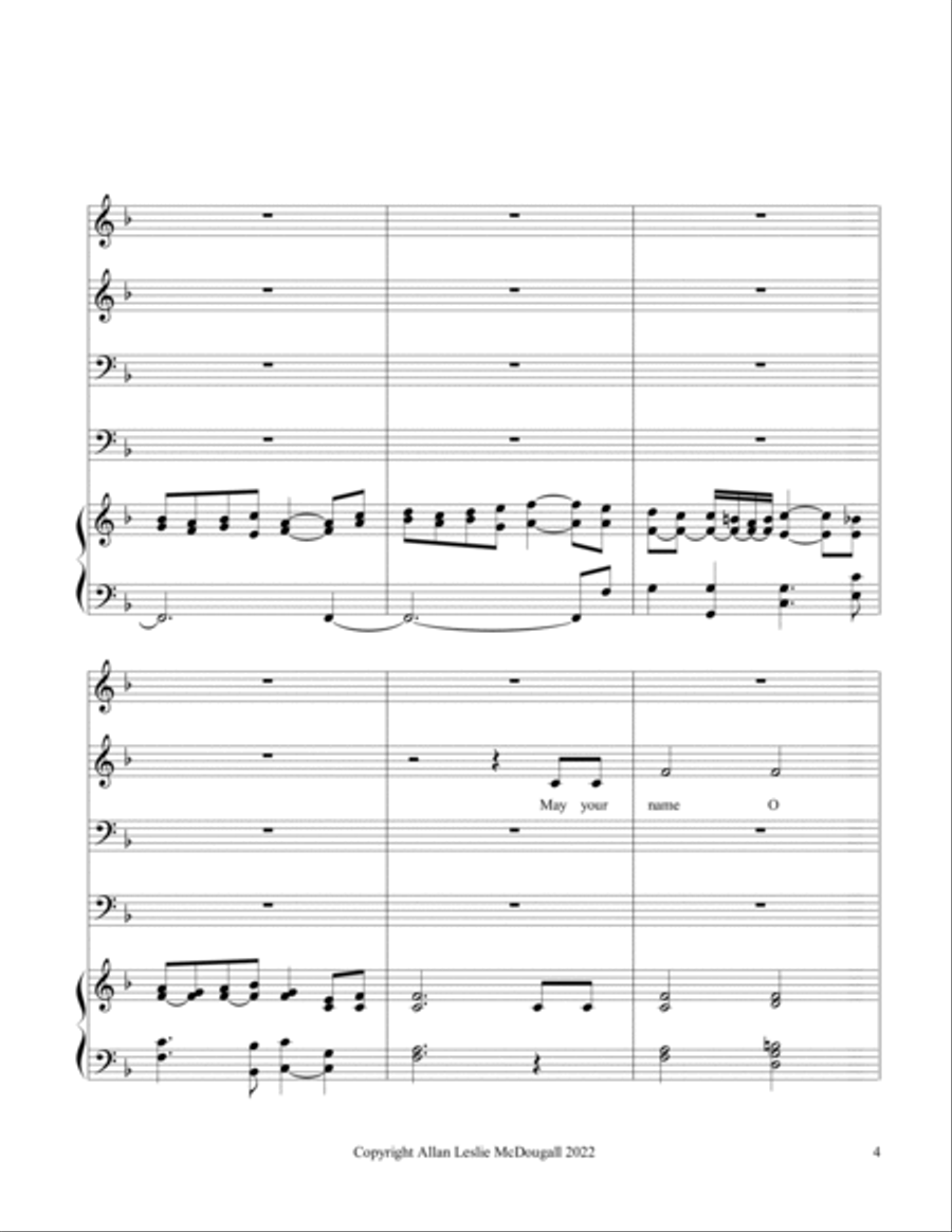 Petition of the Saints Petition of the Saints 4-Part scores gallery preview page 4