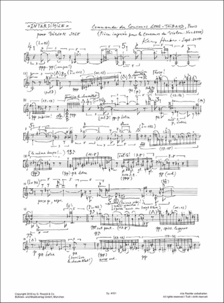 Intarsimile Violin Solo scores gallery preview page 2