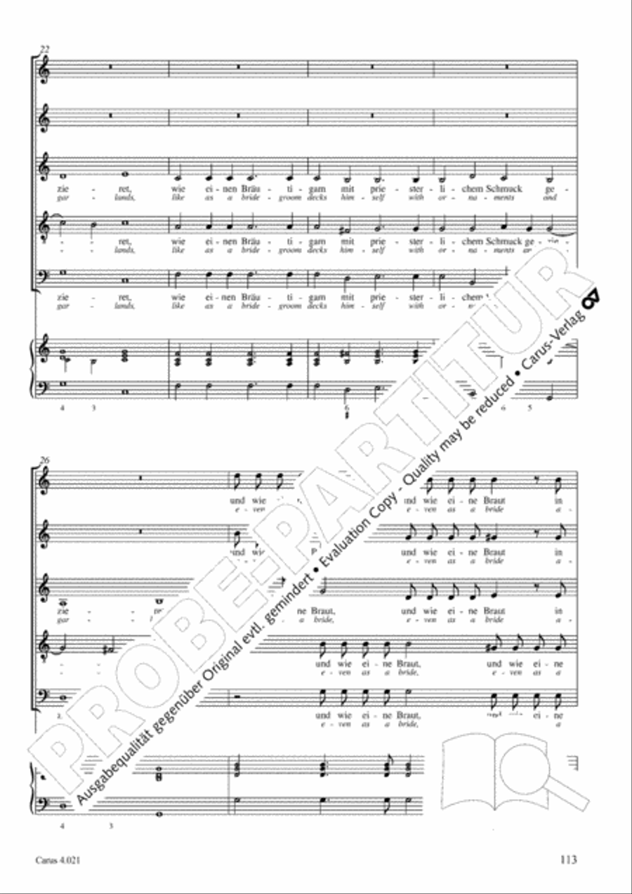 Schein: Israelsbrunnlein. Fontana d'Israel. Complete edition Choir scores gallery preview page 120