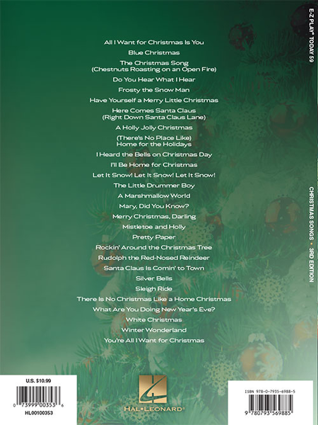 Christmas Songs - 3rd Edition