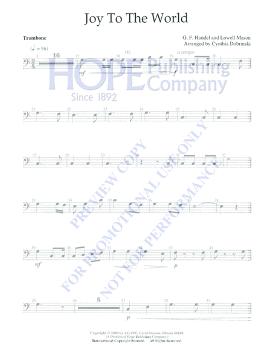 Joy to the World 5-Octaves scores gallery preview page 7