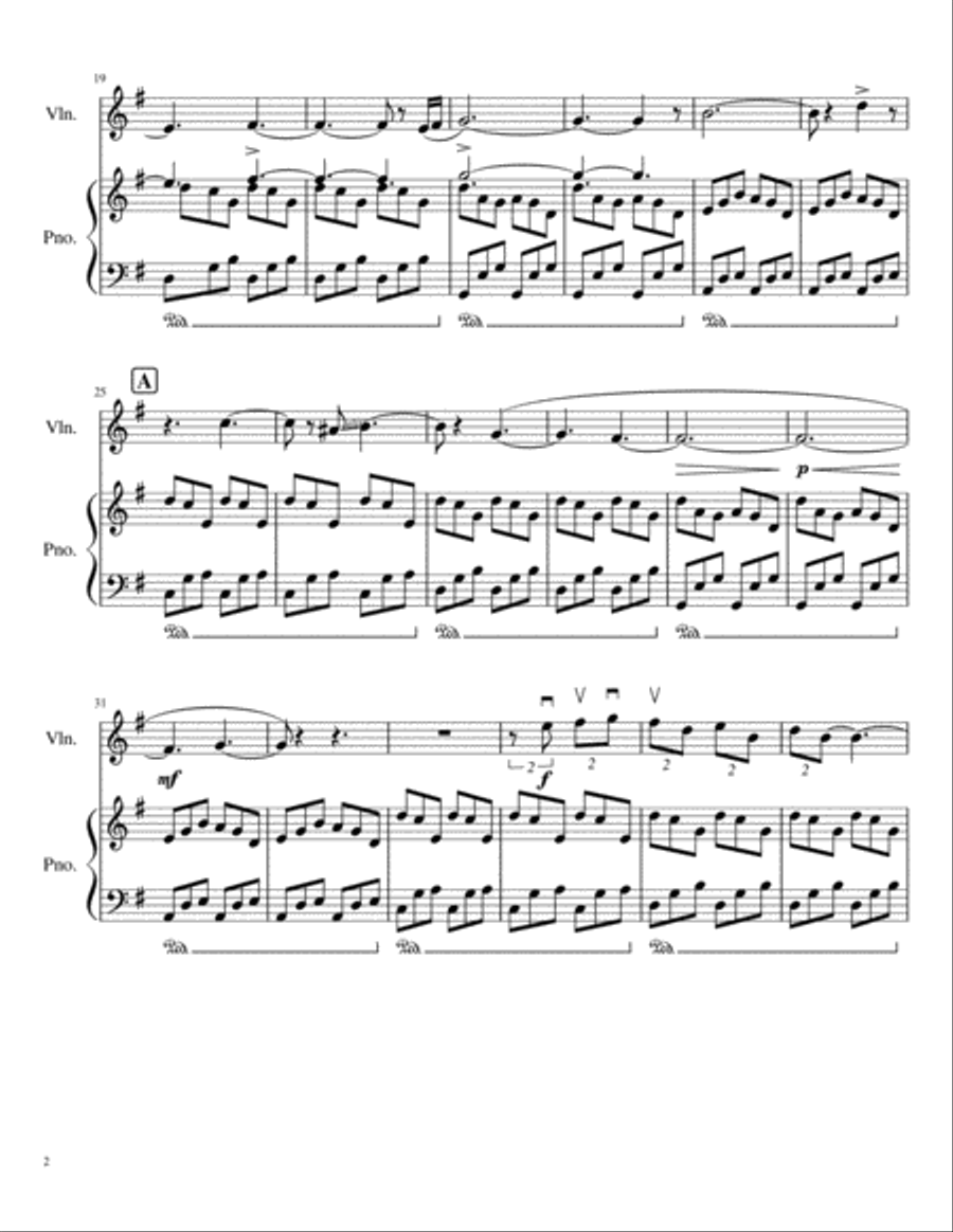 November, 2019 Violin Solo scores gallery preview page 3