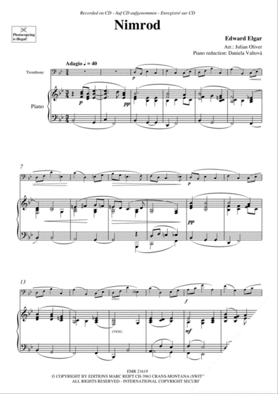 Nimrod Piano Accompaniment scores gallery preview page 3