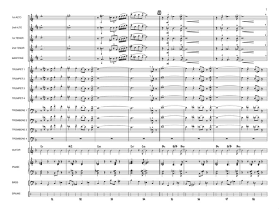 Pedal to the Metal Jazz Ensemble scores gallery preview page 6