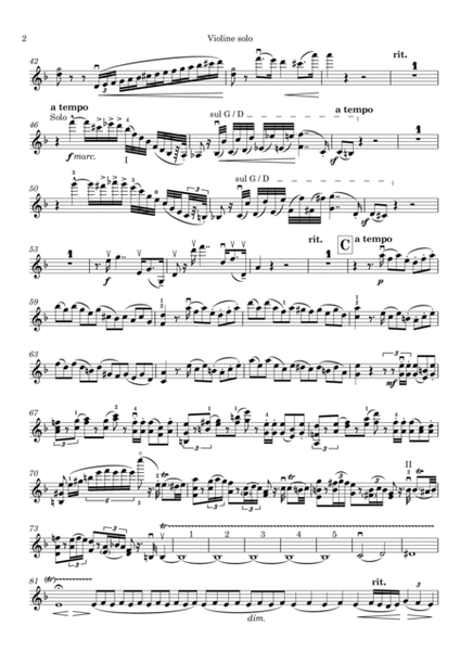Skaldische Rhapsodie, Violinkonzert op. 50 image number null