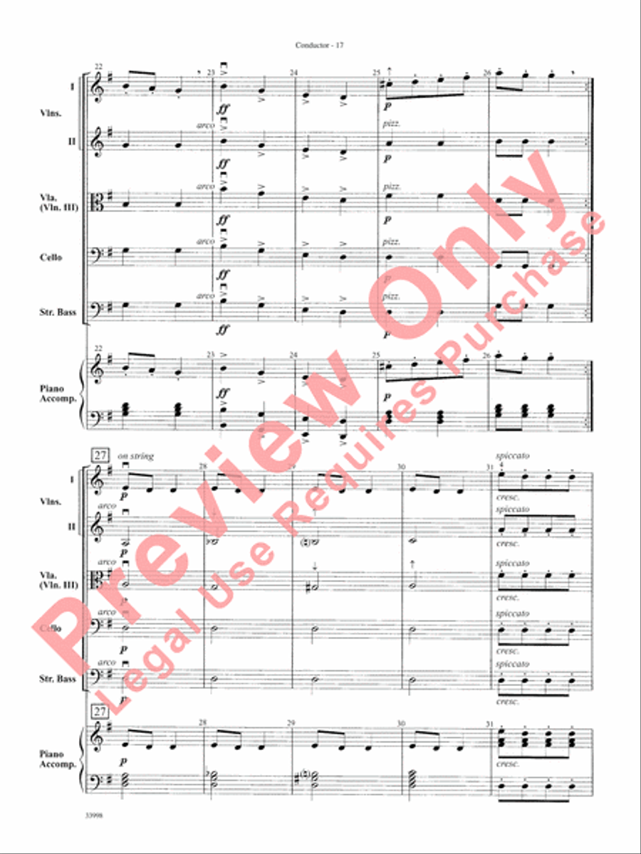 Classics for Contest String Orchestra scores gallery preview page 18