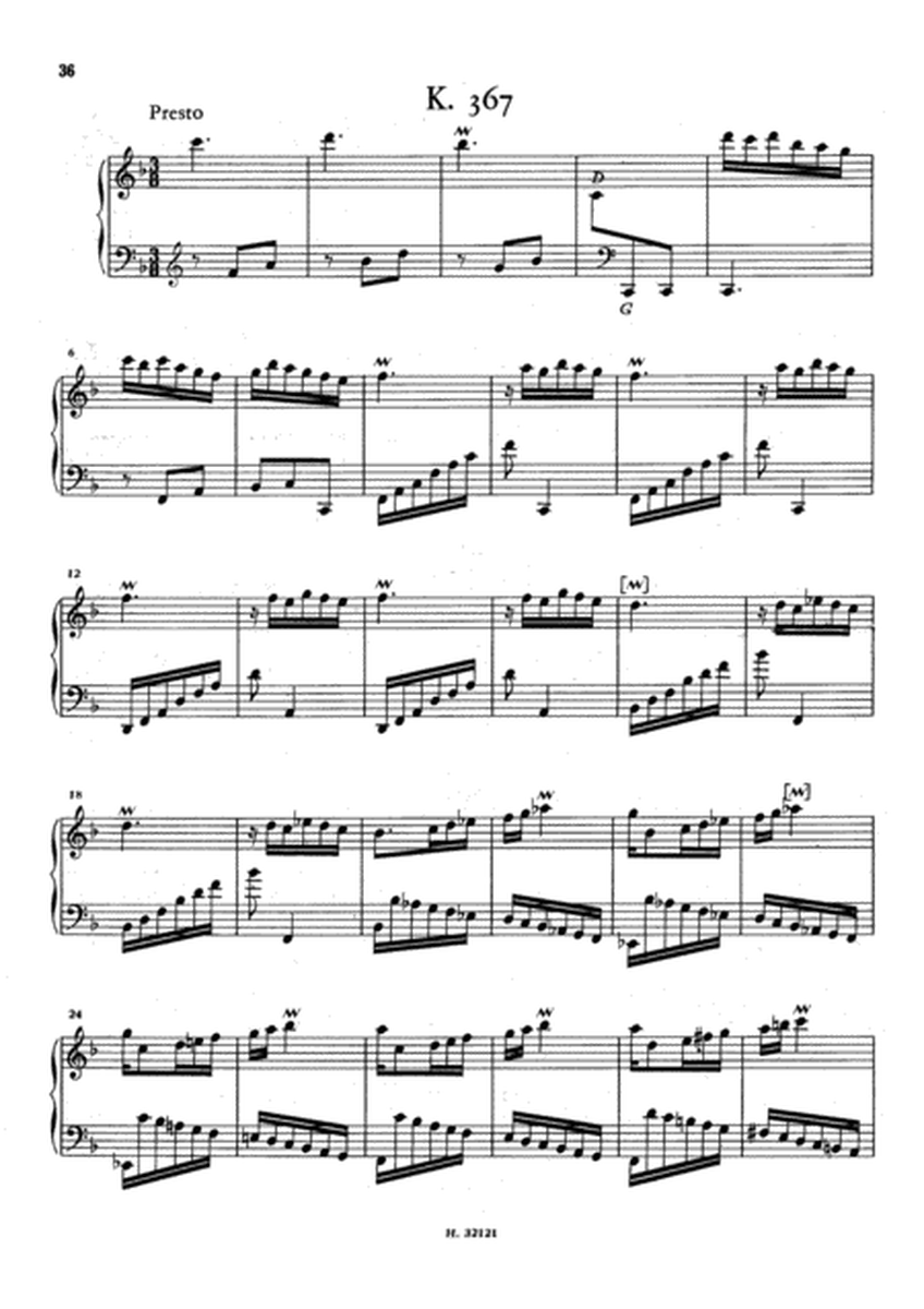 Scarlatti- Sonata in F major K367- L172( Original Version) image number null