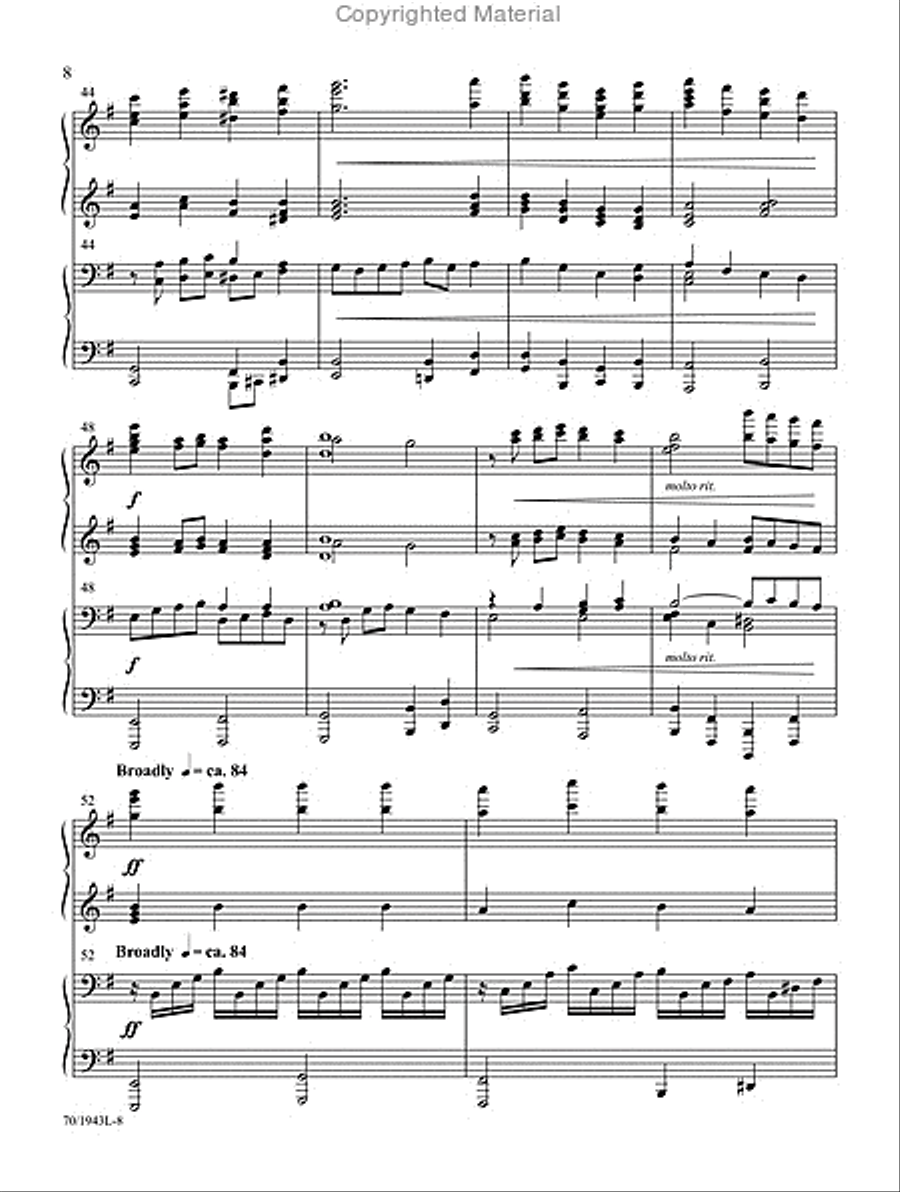 News of Great Joy! News of Great Joy! Piano Duet scores gallery preview page 8