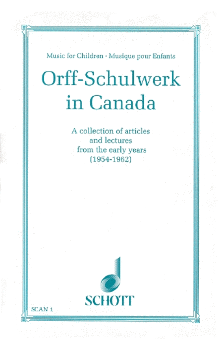 Orff-schulwerk In Canada