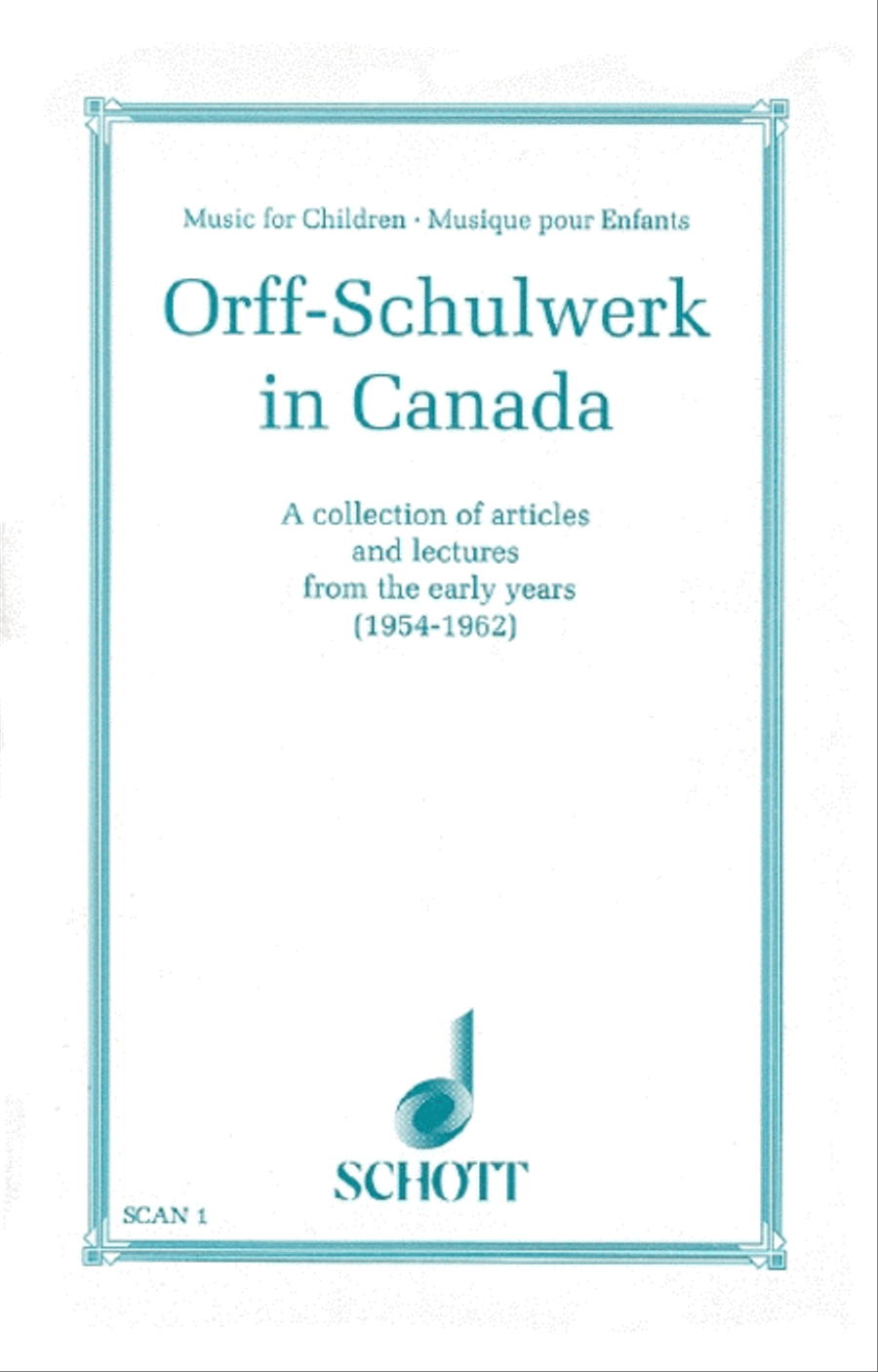 Orff-Schulwerk in Canada Orff-Schulwerk in Canada School and Community scores gallery preview page 1