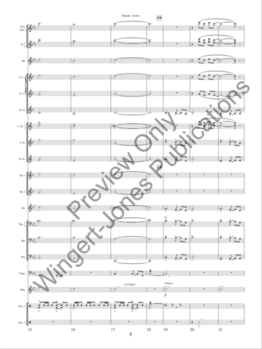 Oracle (Score) Oracle (Score) Concert Band scores gallery preview page 6