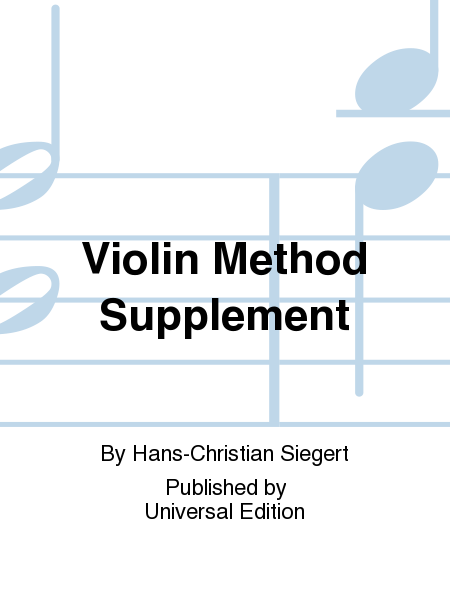 Violin Method Supplement