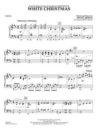 White Christmas (from Holiday Inn) (arr. John Moss) - Piano