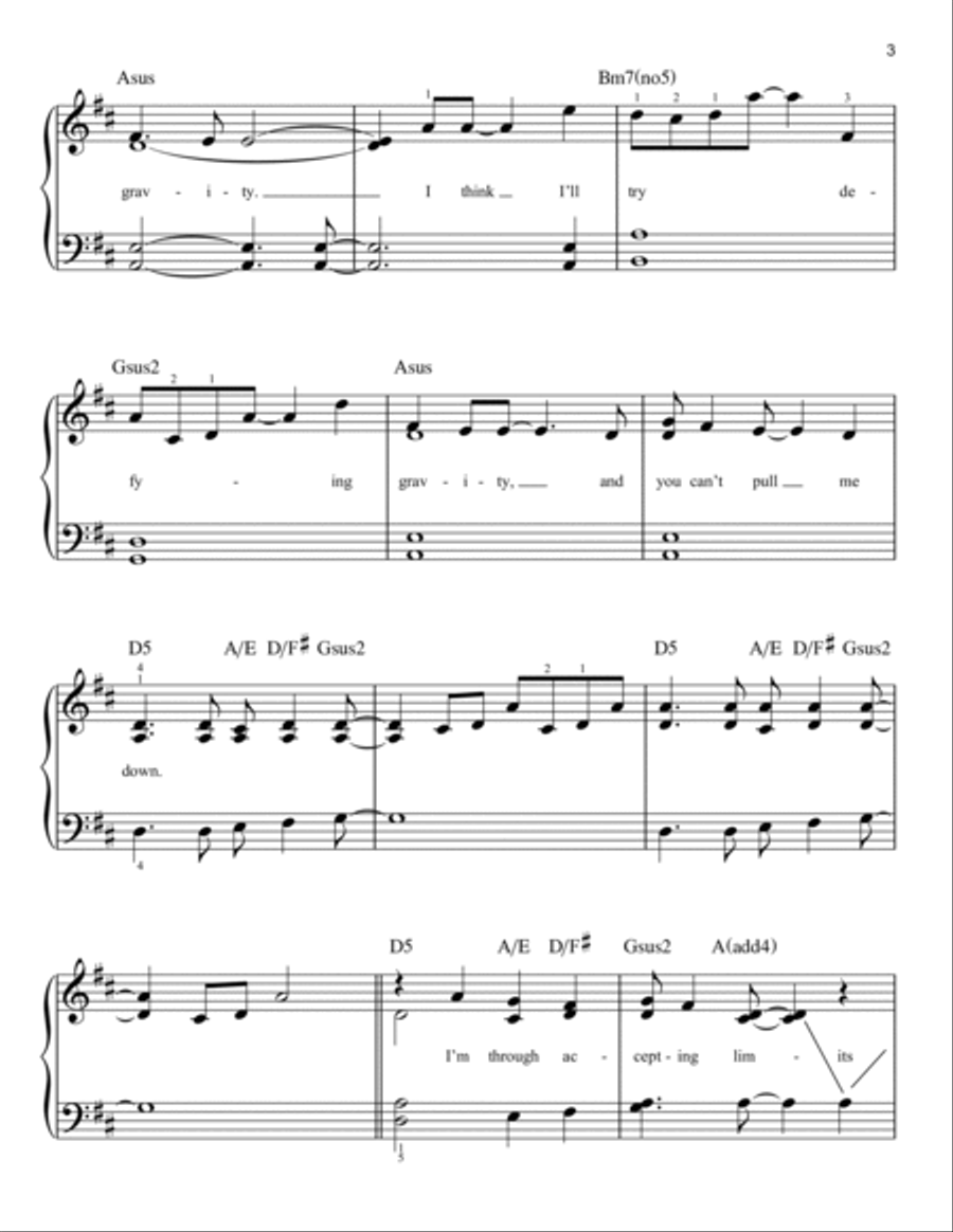Defying Gravity (from Wicked)