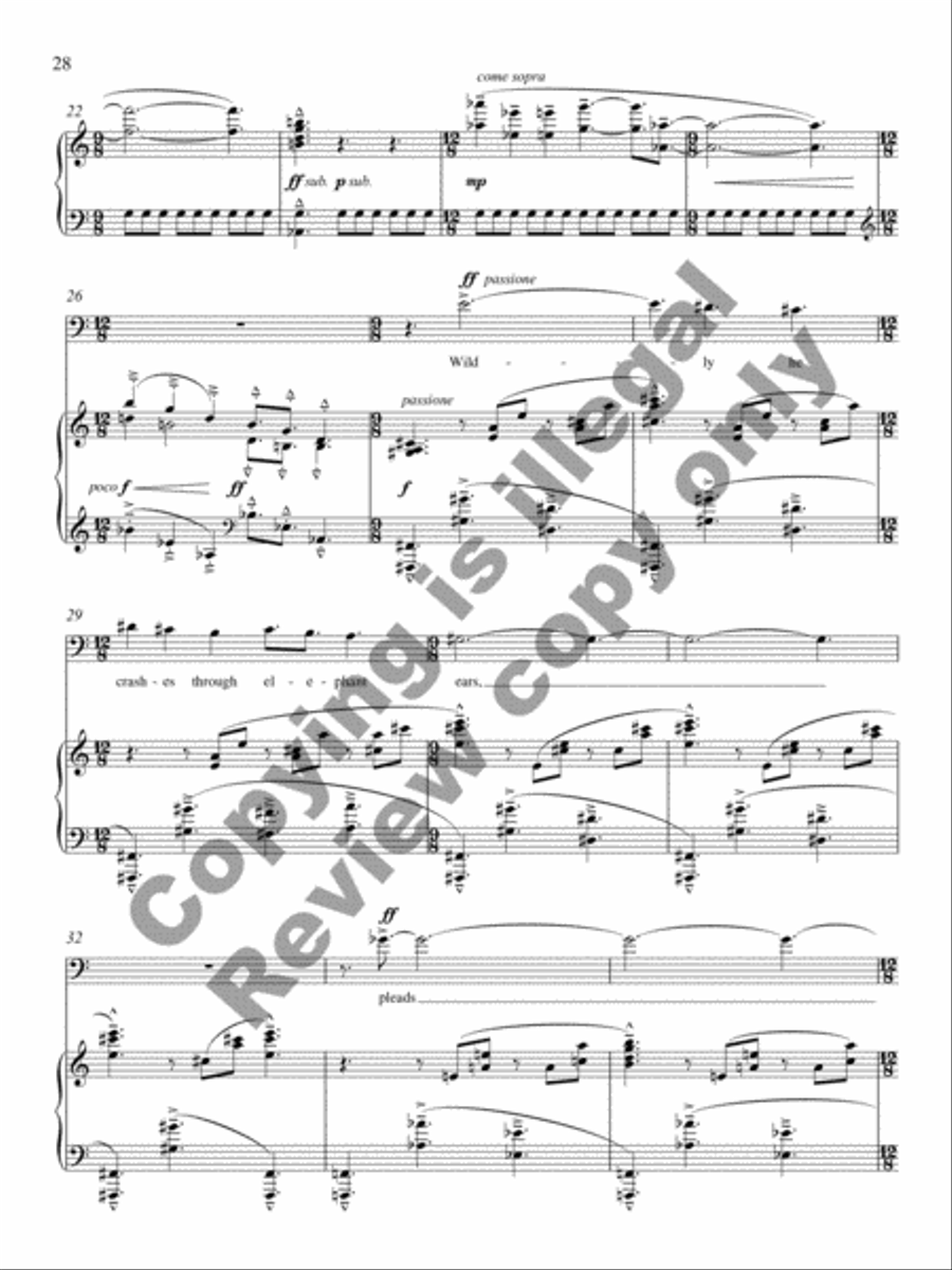 Songs for Baritone, Volume 1 Baritone Voice scores gallery preview page 17