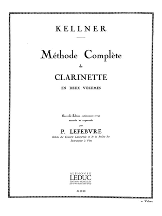 Book cover for Methode Vol.2 (clarinet Solo)