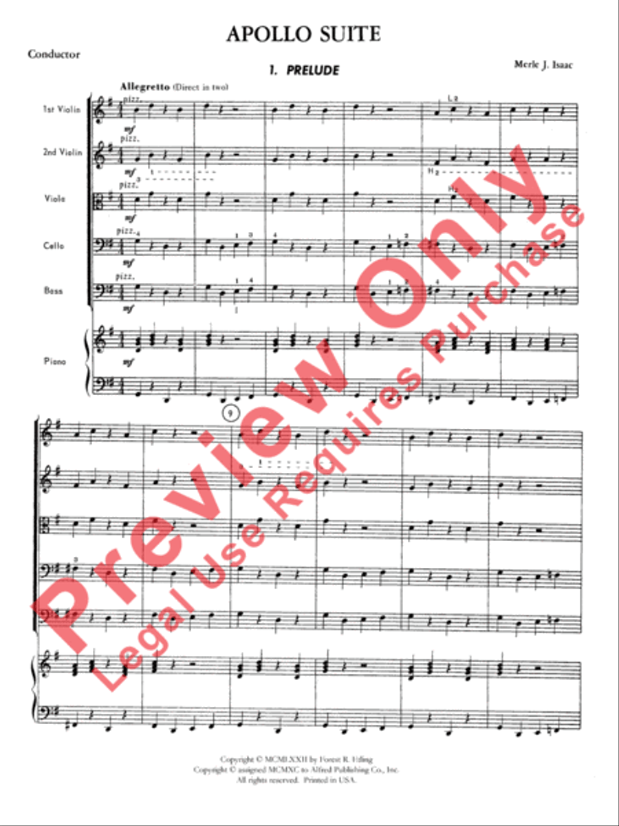 The Apollo Suite String Orchestra scores gallery preview page 4