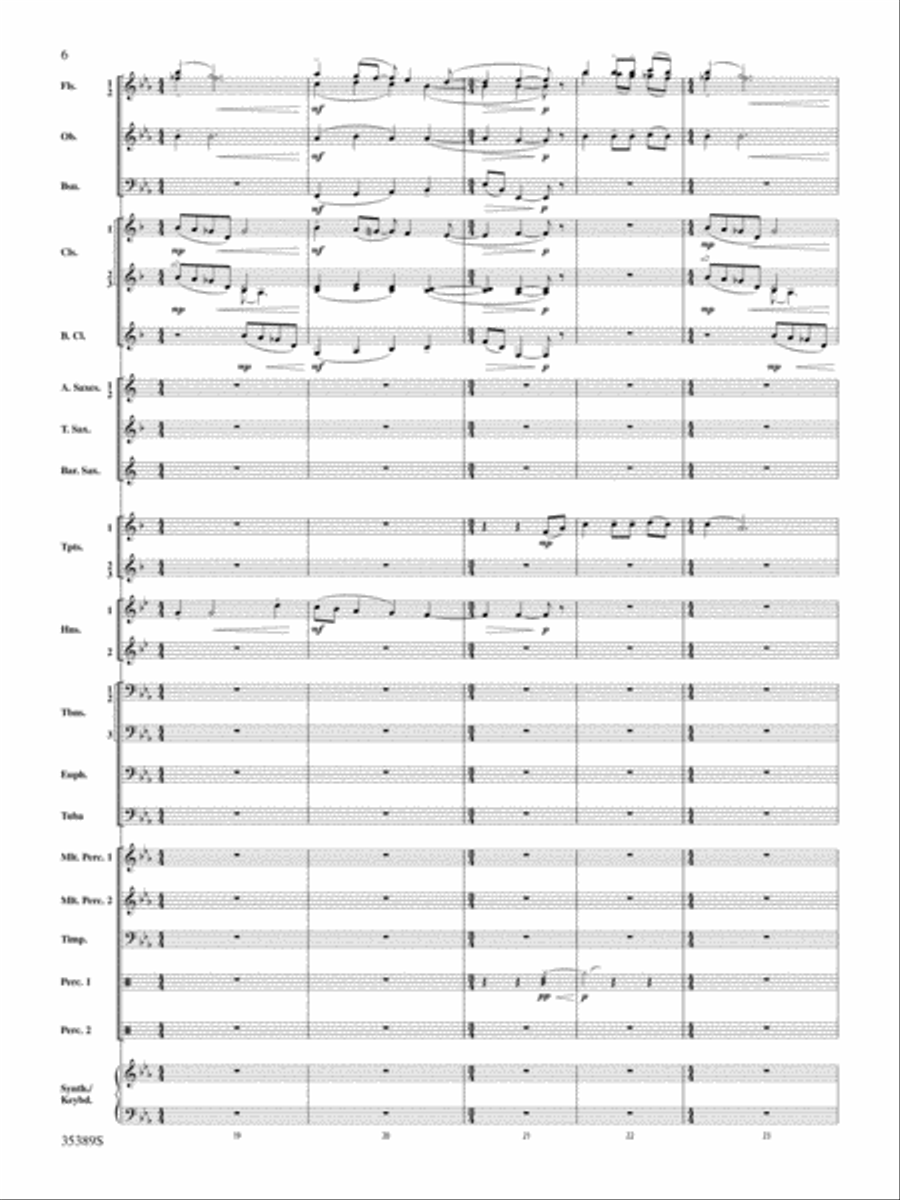 In Glorious Splendour: Score Concert Band scores gallery preview page 6