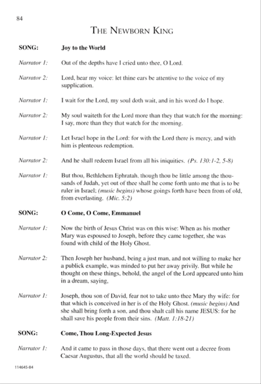 The Newborn King The Newborn King 4-Part scores gallery preview page 92