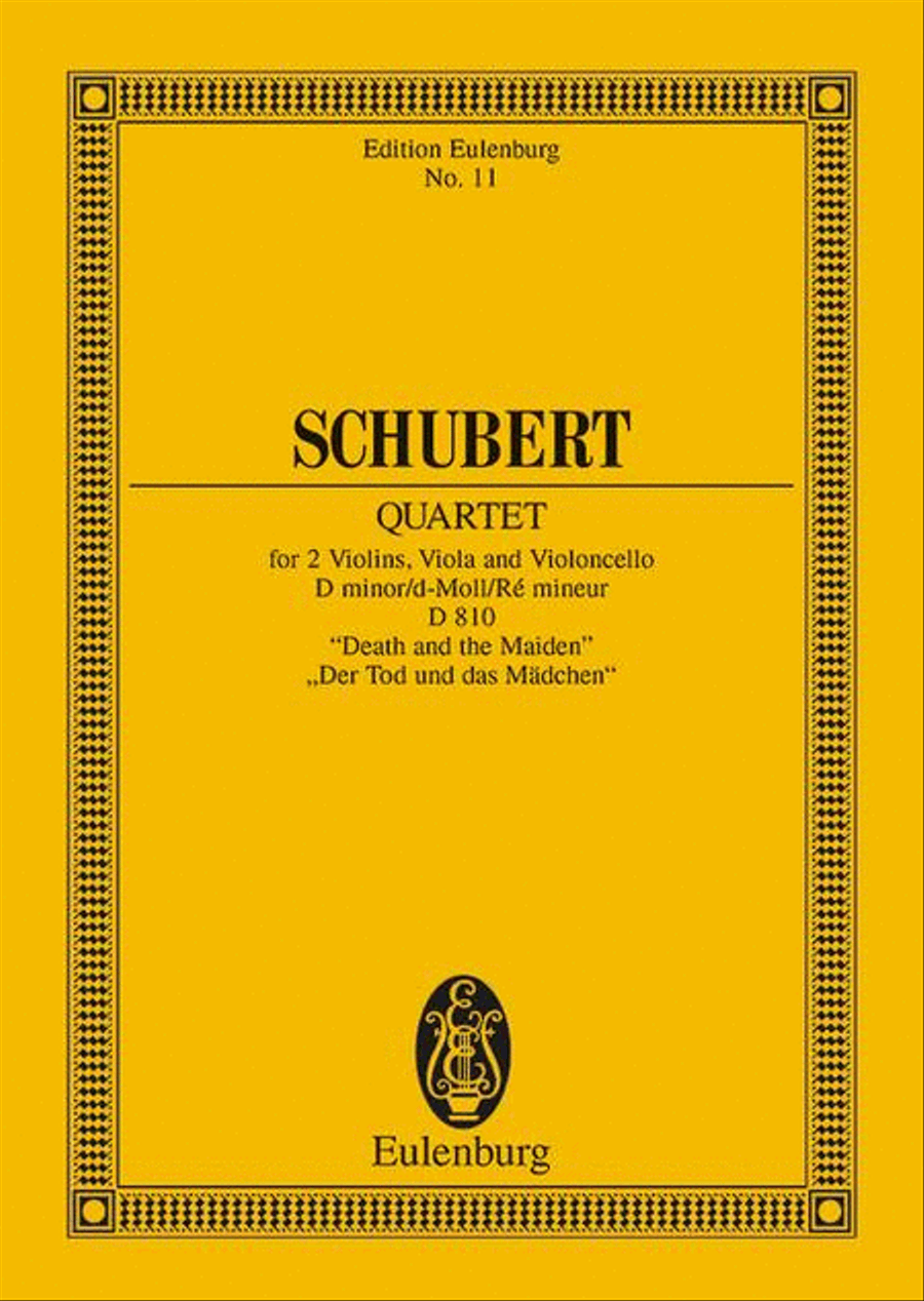 Book cover for String Quartet D minor
