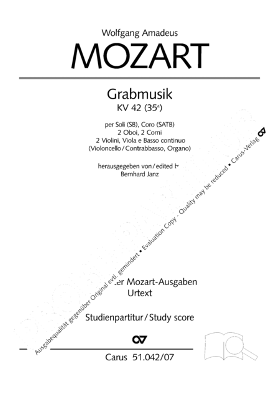 Grabmusik 4-Part scores gallery preview page 2