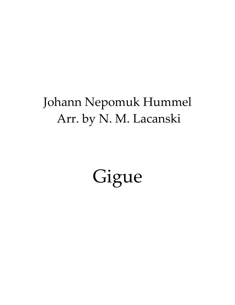Gigue String Duet scores gallery preview page 1
