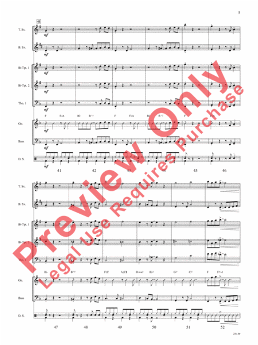 Hallelujah I Love Her So Choir scores gallery preview page 6