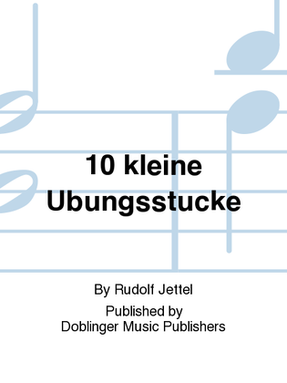 Book cover for 10 kleine Ubungsstucke