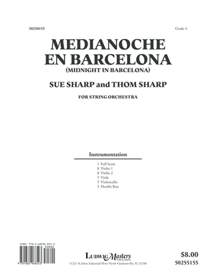 Book cover for Medianoche en Barcelona (Midnight in Barcelona)