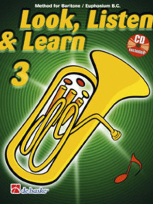 Book cover for Look, Listen & Learn 3 Baritone / Euphonium BC