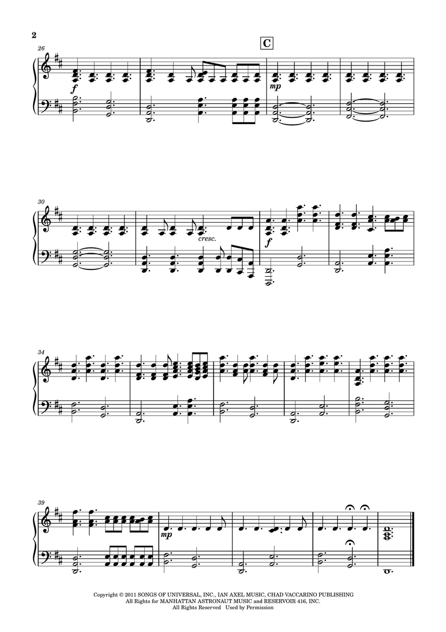 Say Something Piano Trio scores gallery preview page 3