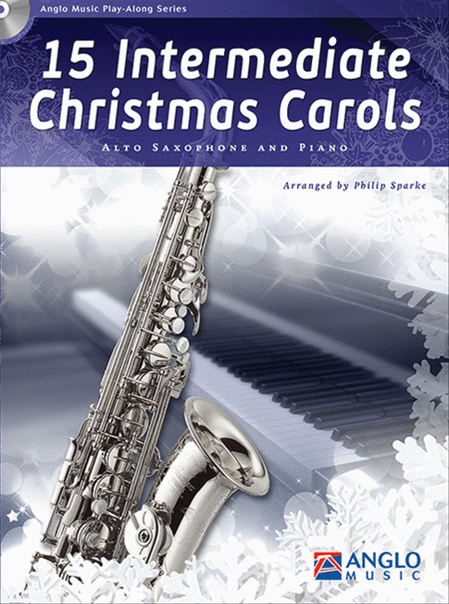 15 Intermediate Christmas Carols Alto Saxophone scores gallery preview page 1