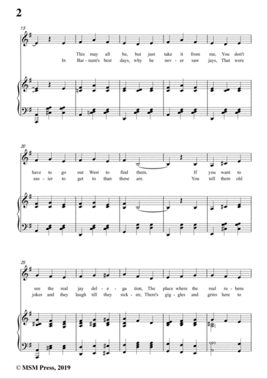 George M. Cohan-Forty-Five Minutes from Broadway,in G Major,for Voice&Piano Voice scores gallery preview page 4