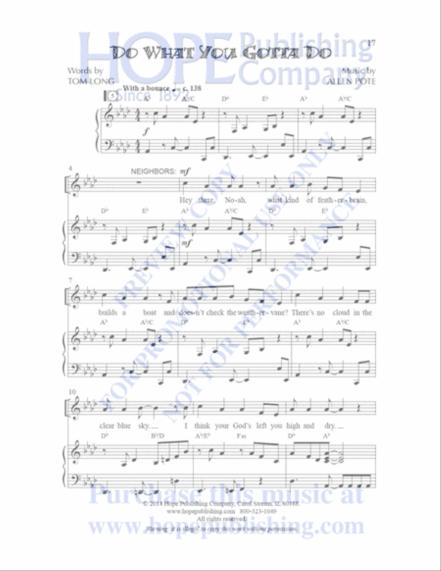 Sailor's Bible Children's Choir scores gallery preview page 18