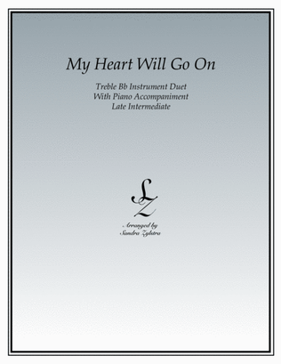 Book cover for My Heart Will Go On (Love Theme from Titanic)