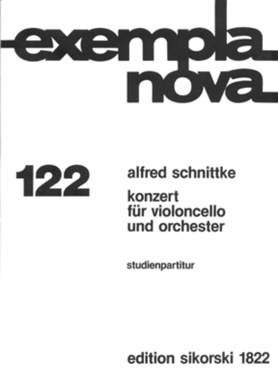 Concerto No. 1 for Cello and Orchestra