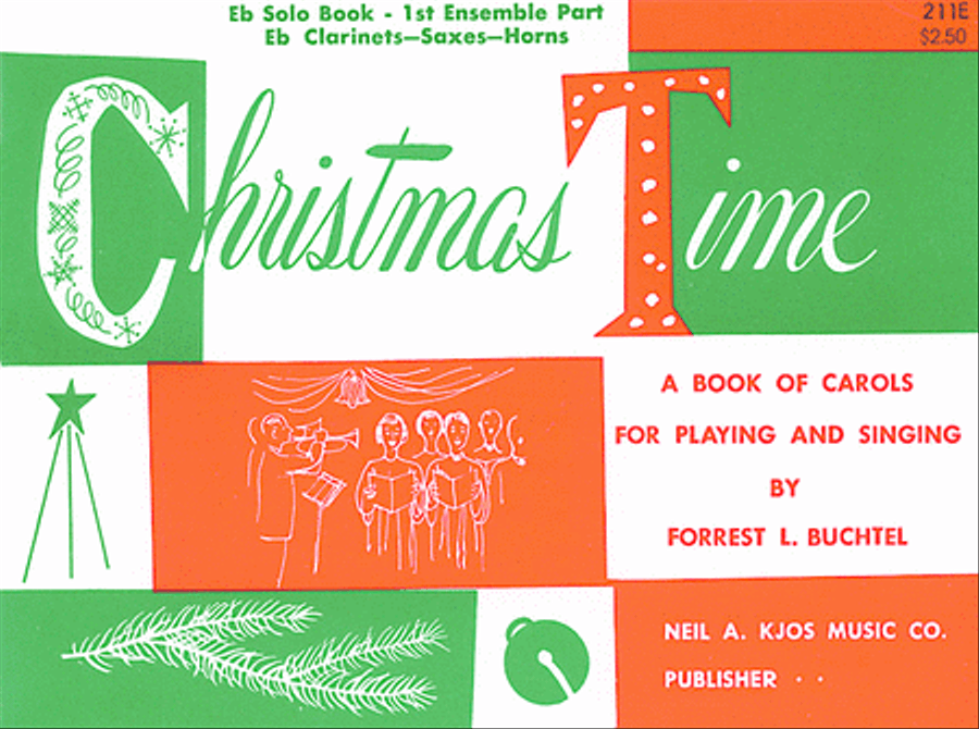 Christmas Time- 1st Ensemble Eb Book Clarinet scores gallery preview page 1