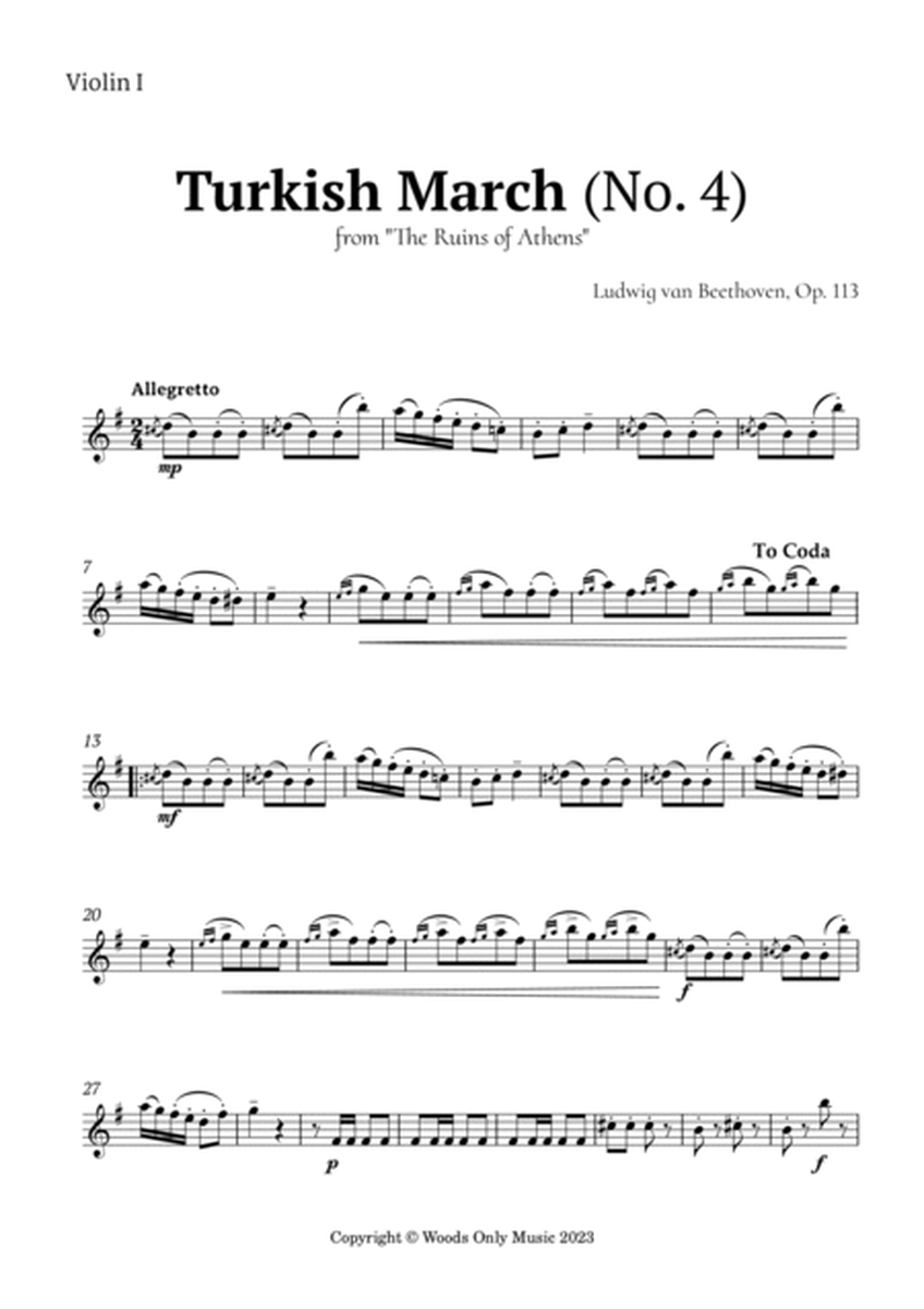 Turkish March by Beethoven for String Quartet image number null