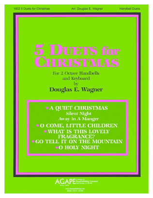 Book cover for Five Duets for Christmas